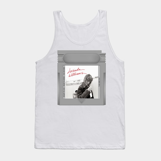 Lucinda Williams Game Cartridge Tank Top by PopCarts